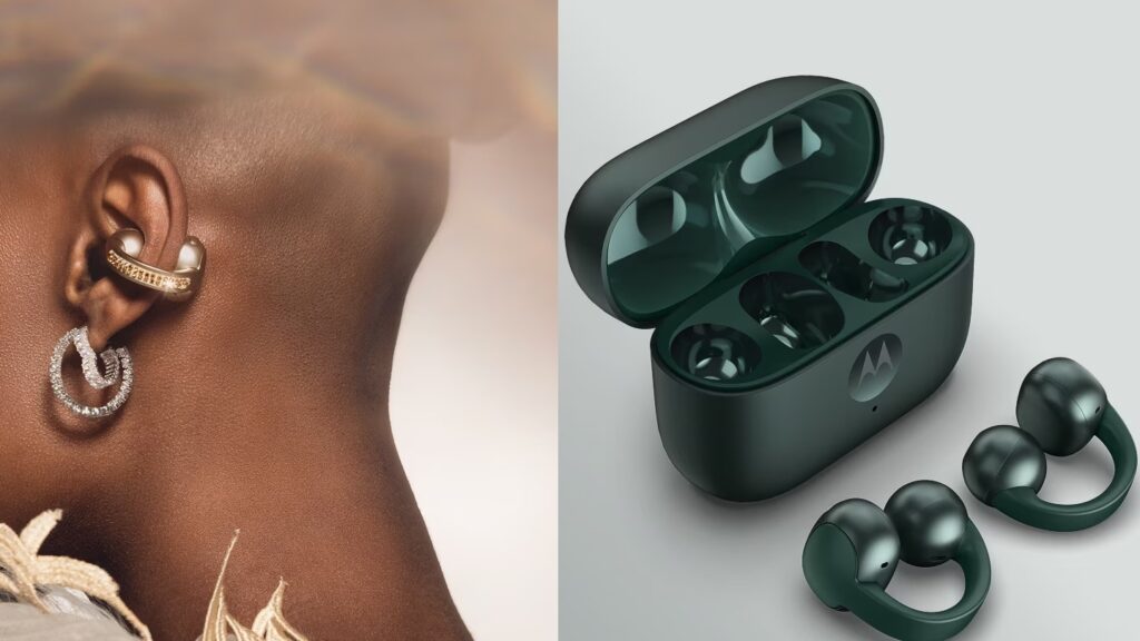 Moto Buds Loop Open-Ear Bose-Tuned Earbuds Launched, Moto Watch Fit Tags Along