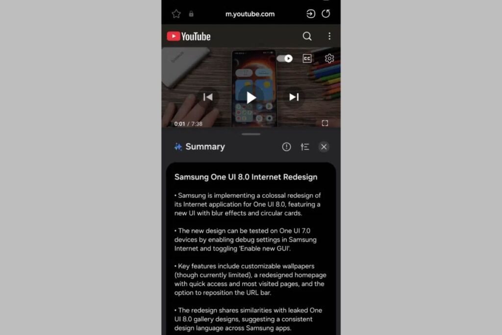 Samsung’s One UI 8 Update Will Reportedly Introduce an AI-Powered Video Summarisation Feature
