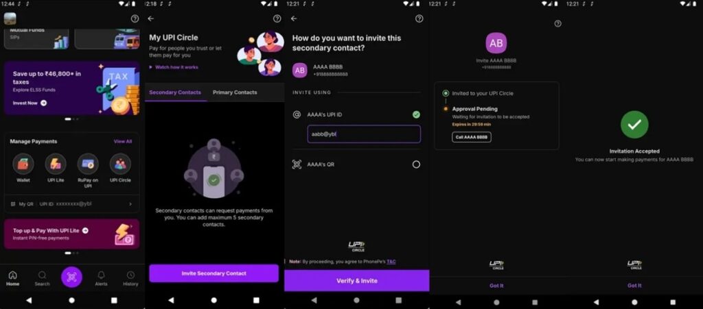 PhonePe UPI Circle Feature With Seamless Payment Authorisation Launched in India