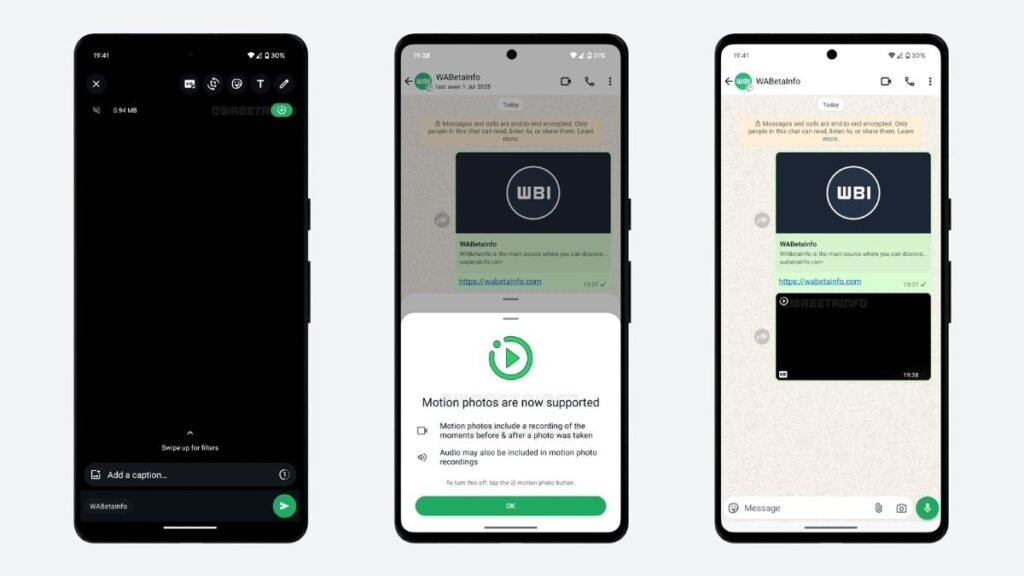 WhatsApp for Android Said to Be Testing Support for Motion Photos With Audio